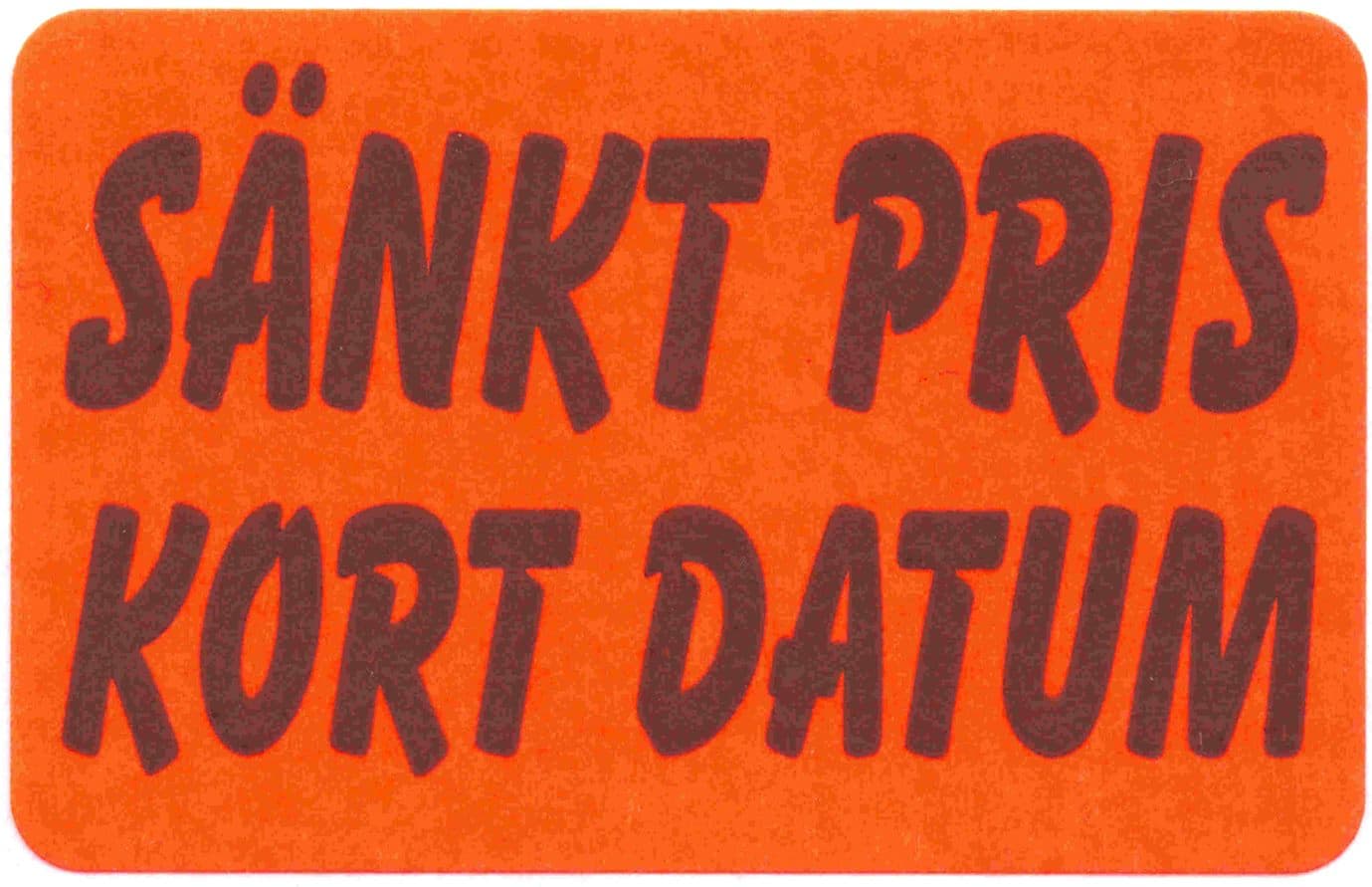 25x36 Sänkt pris kort datum – Prismärkning från Butiksprofil