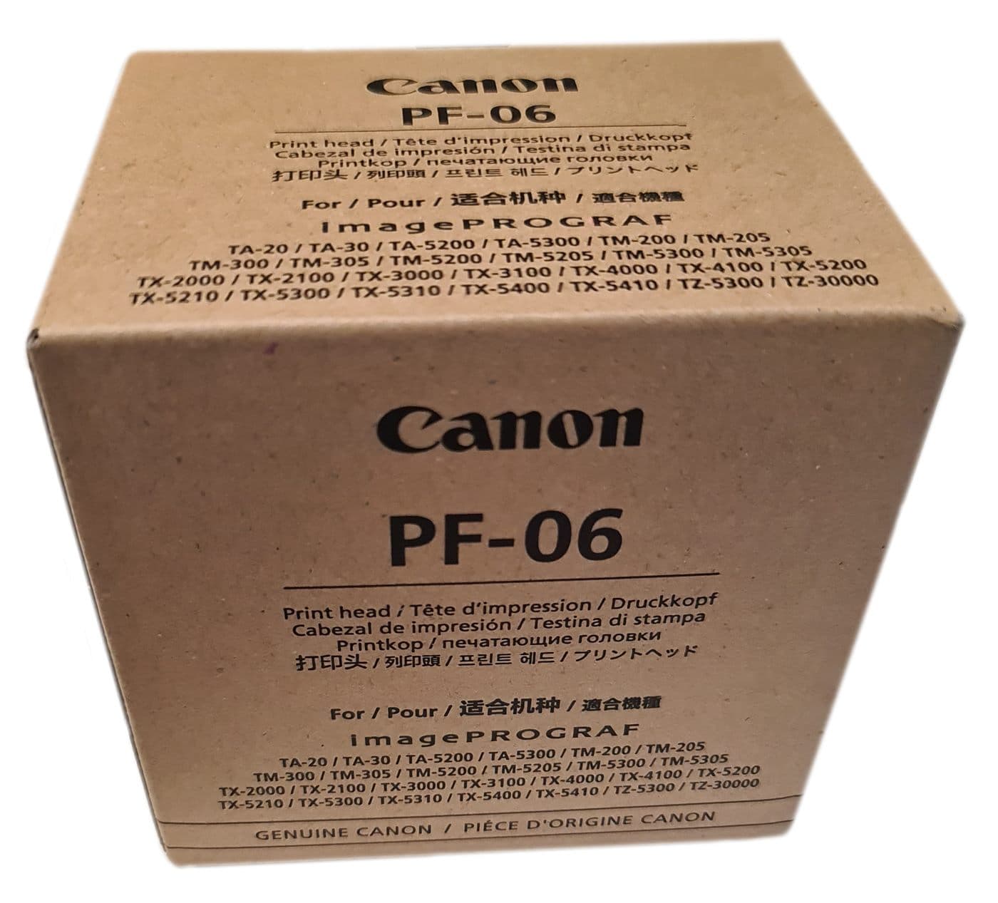 Skrivarhuvud Canon TM300/350 – Förbrukning från Butiksprofil