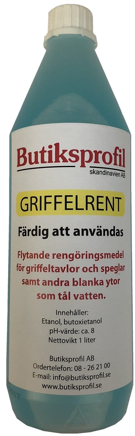 Griffelrent inkl munstycke – Förbrukning från Butiksprofil