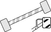 Twinstick, 100 st/frp – Skyltmaterial från Butiksprofil
