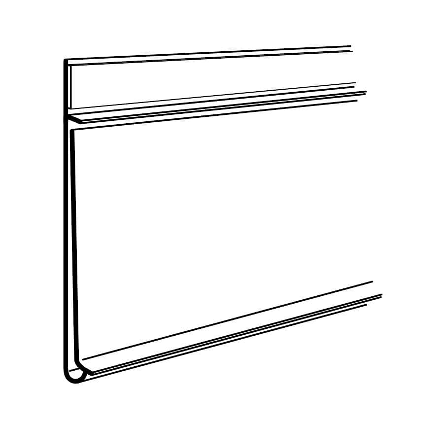 Hyllkantslist ALD,26mm, 50/frp – Skyltmaterial från Butiksprofil
