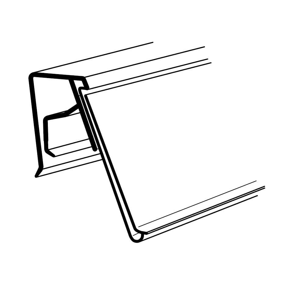 Hyllkantslist KEAL39x885mm, 25/frp – Skyltmaterial från Butiksprofil