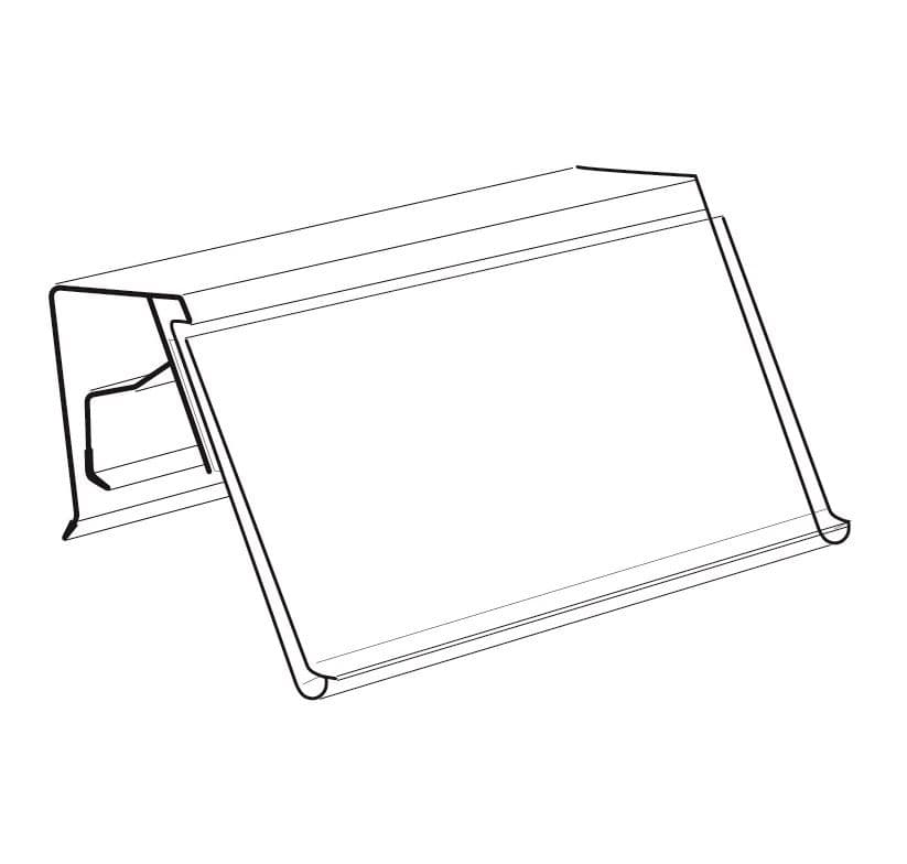 Skylthållare KEAL 76x105mm med skumtejp – Skyltmaterial från Butiksprofil