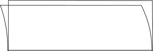 Plastskydd 21x7 transparent, 0,4mm – Skyltmaterial från Butiksprofil