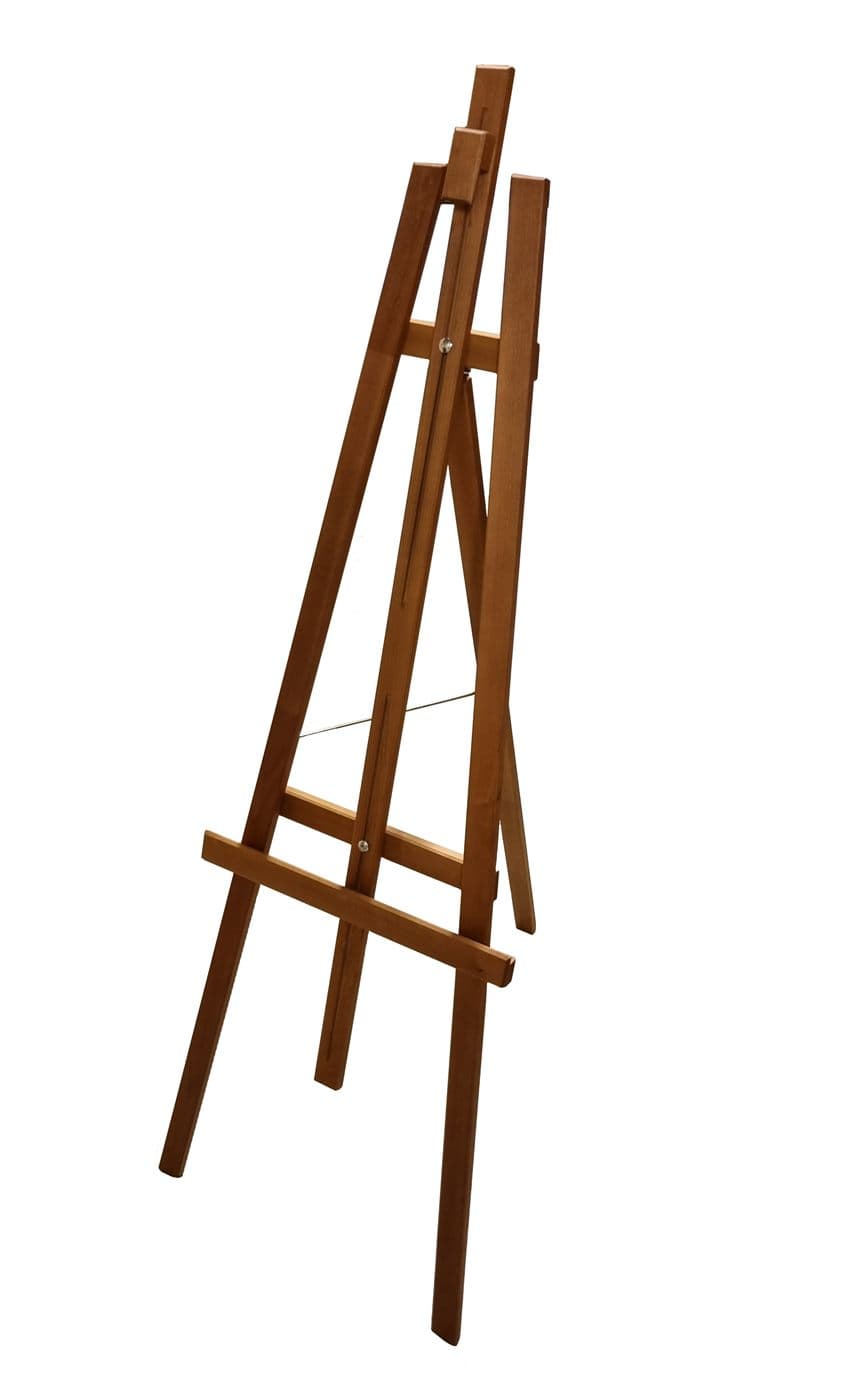 Staffli 170cm, Mörkbets – Skyltmaterial från Butiksprofil