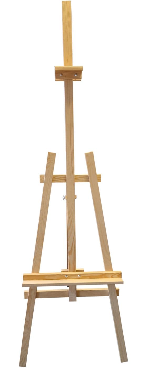 Staffli 170cm, klarlack – Skyltmaterial från Butiksprofil