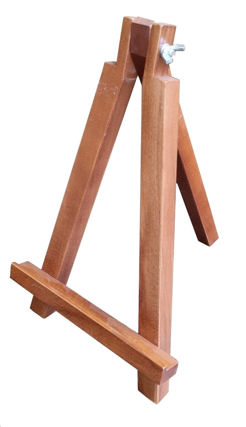 Staffli 35cm, mörkbets – Skyltmaterial från Butiksprofil