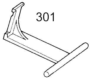 Stödfot (301), 10 st/frp – Skyltmaterial från Butiksprofil