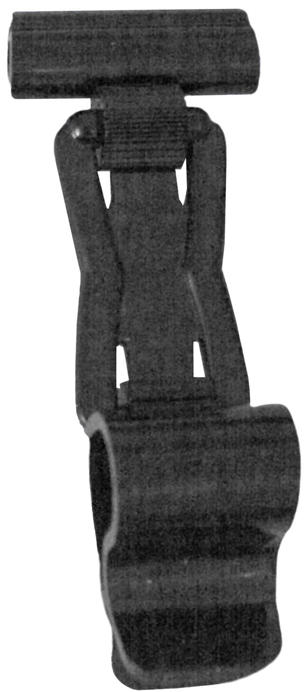 Kantklämma 40mm arm, Svart 10/frp – Skyltmaterial från Butiksprofil