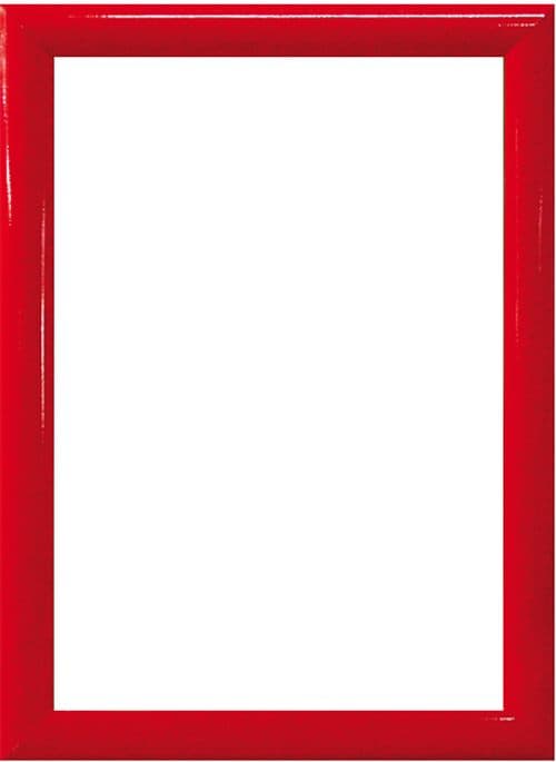 Snäppram 50x70 Röd, 38 mm – Skyltmaterial från Butiksprofil