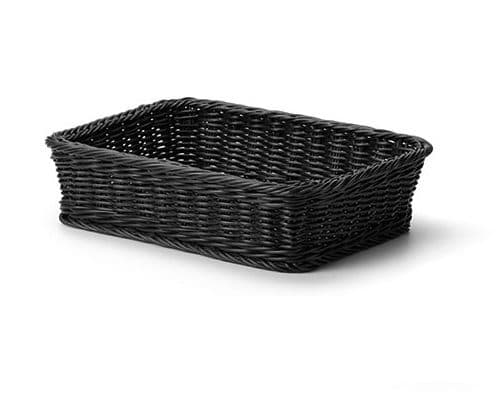 Charkkorg liten 36x27x9cm SVART – Varuexponering från Butiksprofil
