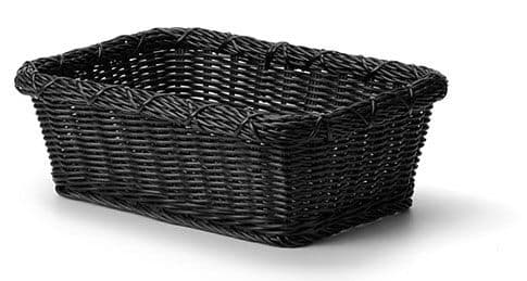 Frukt & Grönt korg liten Svart 37,5x28x13cm – Varuexponering från Butiksprofil