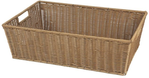 Frukt & Grönt korg Hel, Brun 60x40x18cm – Varuexponering från Butiksprofil