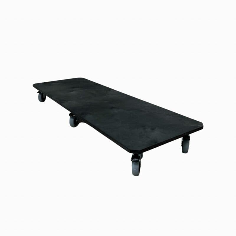 Bottenplatta 4 hjul, Svart 120x40cm – Varuexponering från Butiksprofil