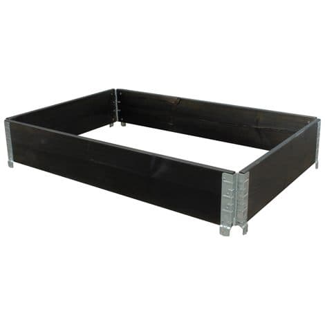 Lastpall 120x80cm Svart – Varuexponering från Butiksprofil