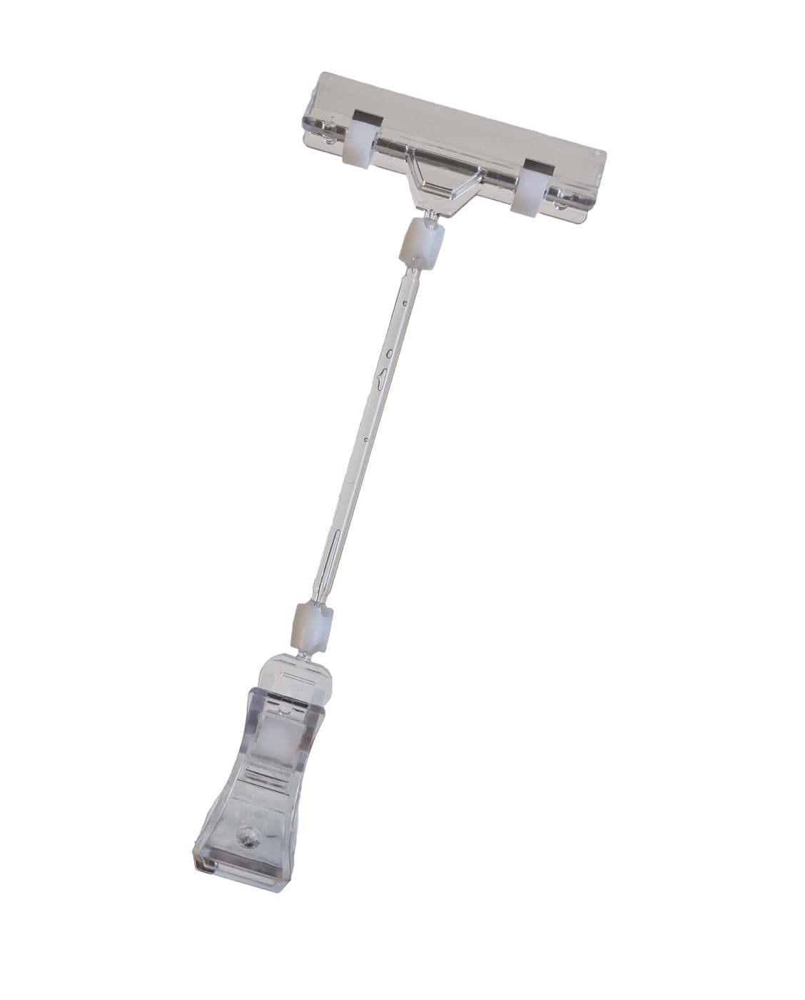 Klämma jumbo 10cm pelare klämma – Skyltmaterial från Butiksprofil