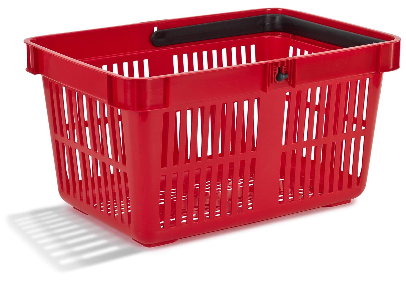 Kundkorg 27 liter röd – Kundkorgar & vagnar från Butiksprofil