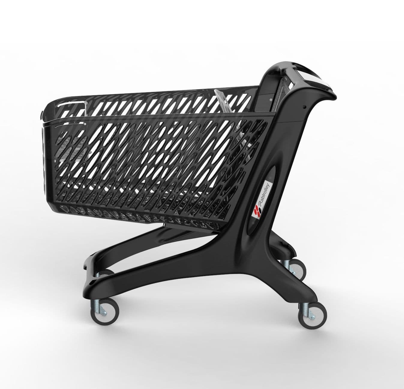 Kundvagn Maxi EKO, Svart 210L – Kundkorgar & vagnar från Butiksprofil