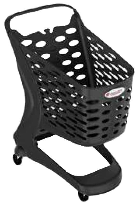 Kundvagn Mini EKO, Svart 90L – Kundkorgar & vagnar från Butiksprofil