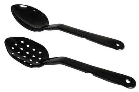 Sked Perforerad Svart, 28cm – Butiksutrustning från Butiksprofil