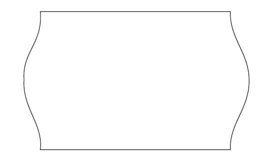26x16 etik vit neutral – Prismärkning från Butiksprofil