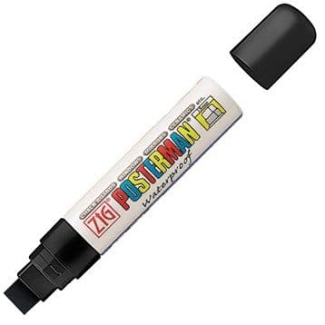 Posterman 15 mm svart, 6 st/frp – Förbrukning från Butiksprofil