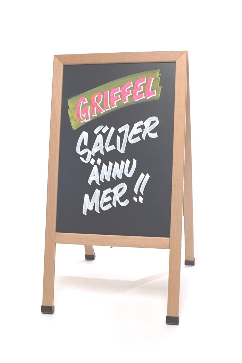 Griffelställ 50x70cm, klarlack – Skyltmaterial från Butiksprofil