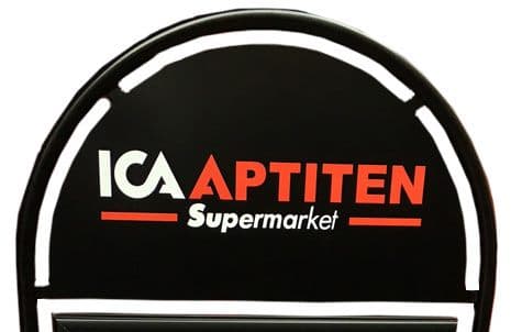 Dekal till toppskylt inkl. montering – Skyltmaterial från Butiksprofil
