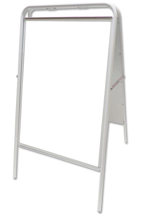 Skyltställ 50x70 Vit – Skyltmaterial från Butiksprofil