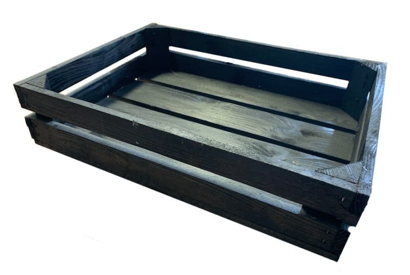 Trälåda "Kivik" 40x30x8,5cm – Skyltmaterial från Butiksprofil