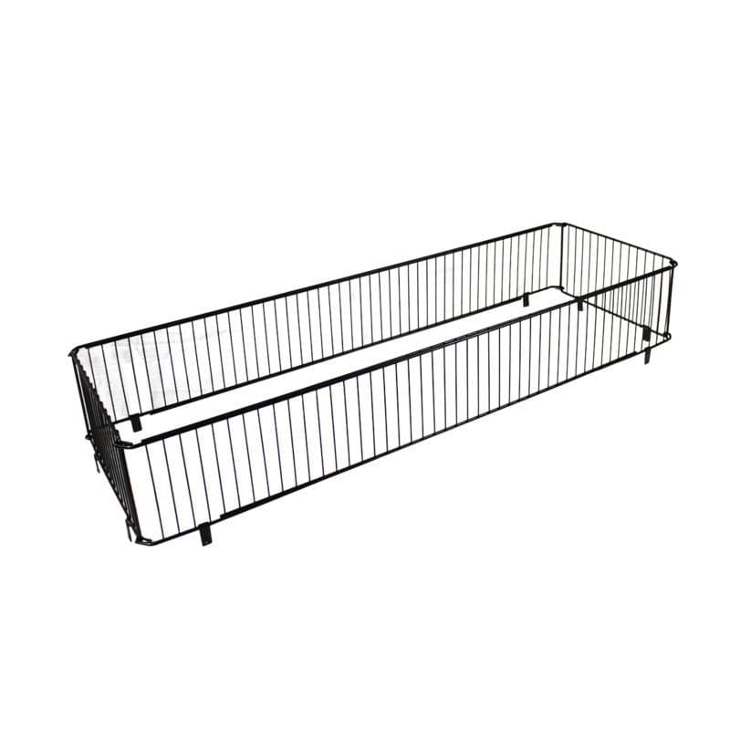 Pallkrage Svart TRÅD, 120x40cm – Varuexponering från Butiksprofil