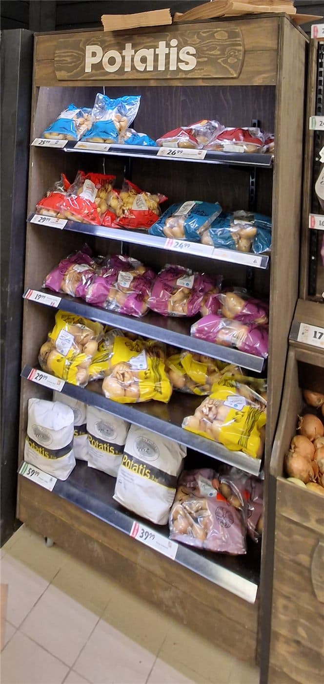 PANEL Exponering, Påspotatis – Varuexponering från Butiksprofil