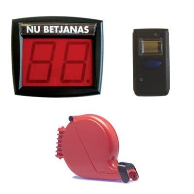 Startpaket Könummerdisplay inkl. 2st tryckknappar – Prismärkning från Butiksprofil