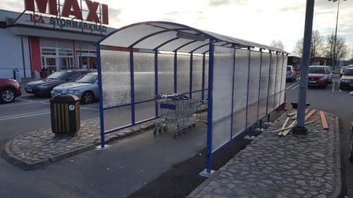 Kundvagnsgarage 6m 6080x2550mm – Kundkorgar & vagnar från Butiksprofil