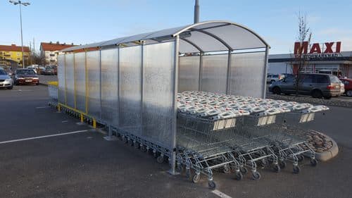 Kundvagnsgarage 7m 7060x2550mm – Kundkorgar & vagnar från Butiksprofil