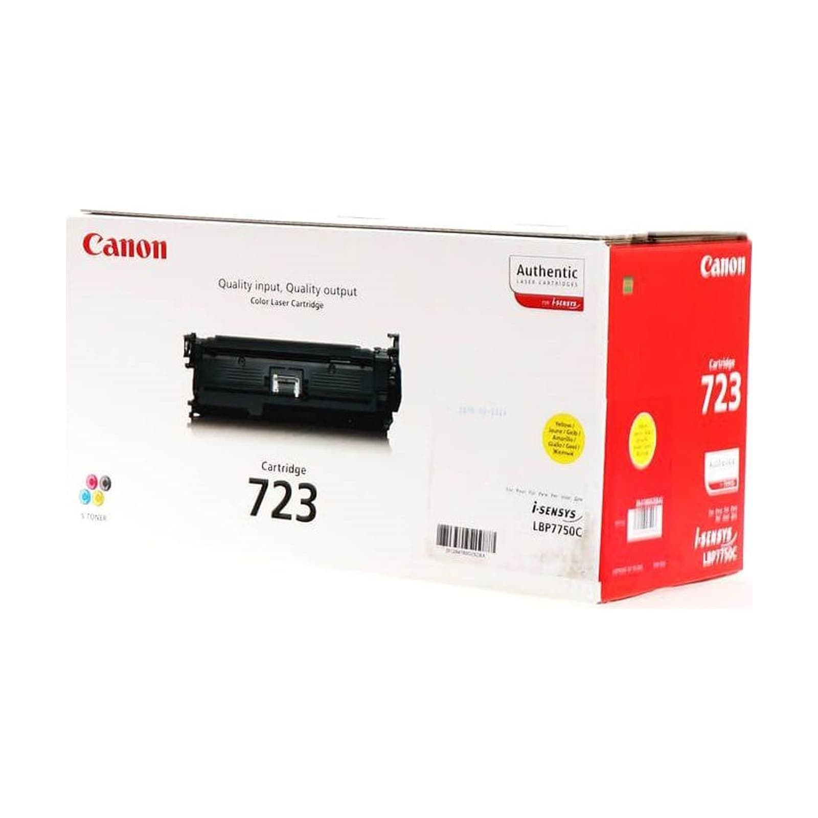 Toner Gul Canon 7750 – Förbrukning från Butiksprofil