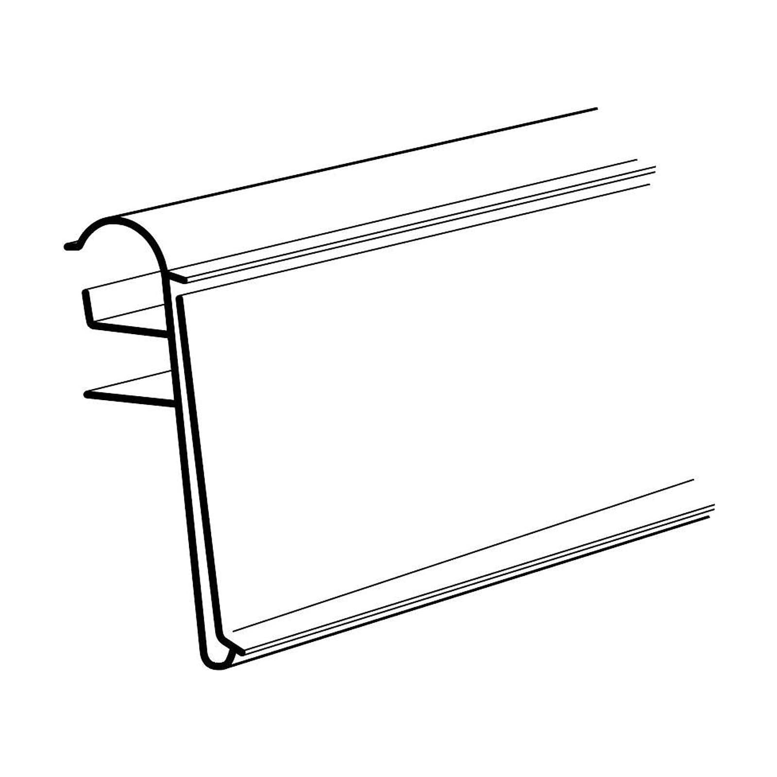 Hyllkantslist CL, 26mm, 25/frp – Skyltmaterial från Butiksprofil