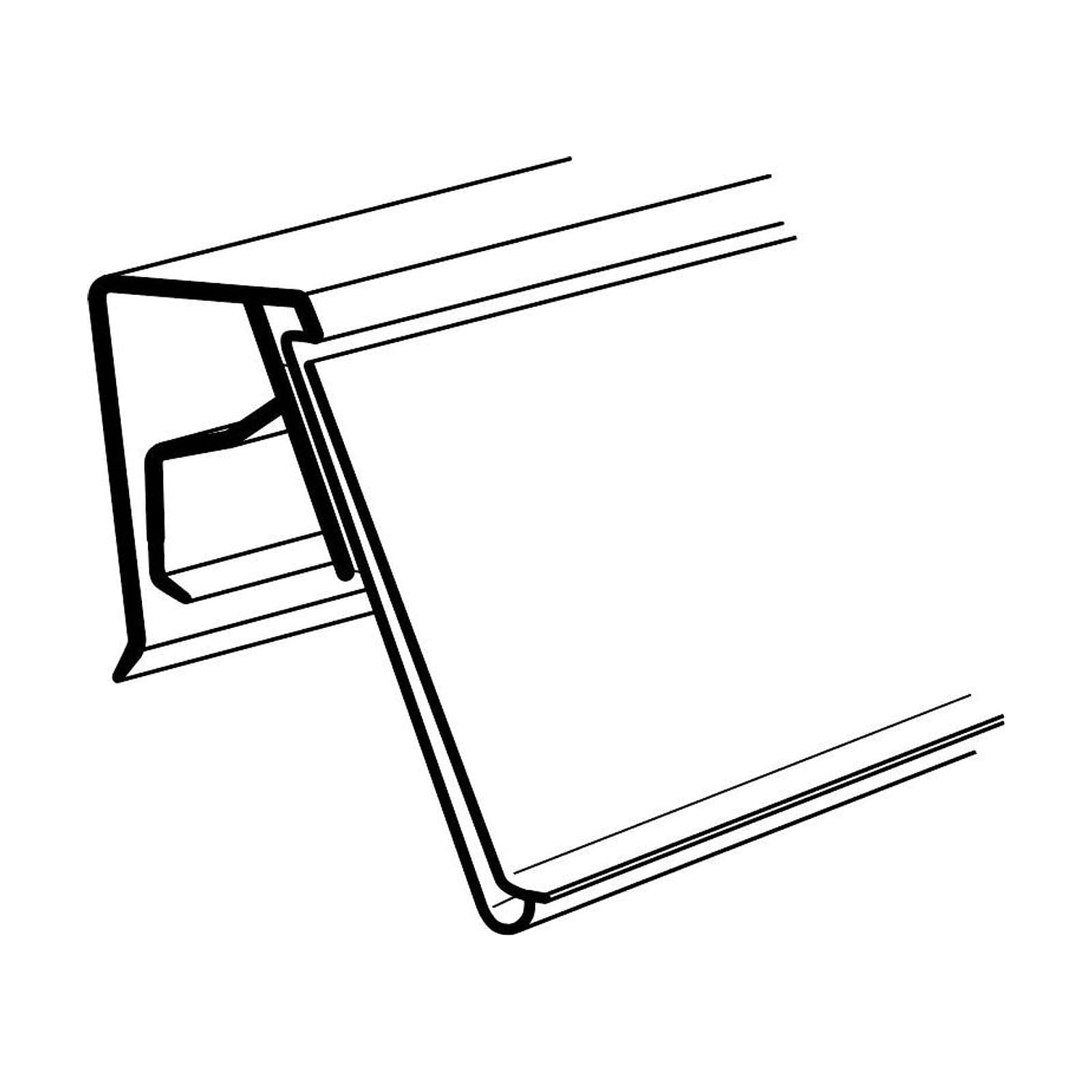 Hyllkantslist KEAL39x885mm, 25/frp – Skyltmaterial från Butiksprofil