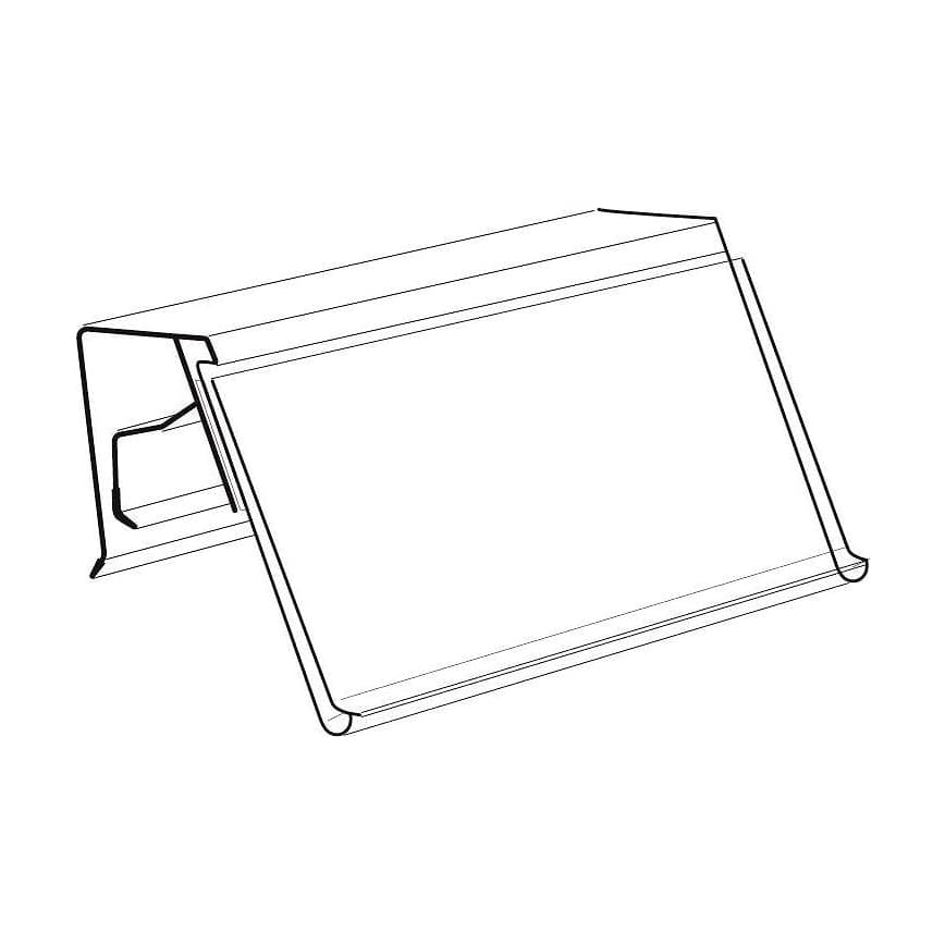 Skylthållare KEAL 76x105mm med skumtejp – Skyltmaterial från Butiksprofil