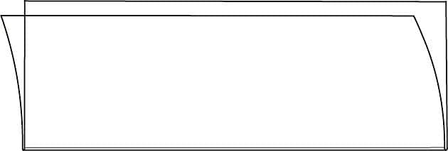 Plastskydd 21x7 transparent, 0,4mm – Skyltmaterial från Butiksprofil