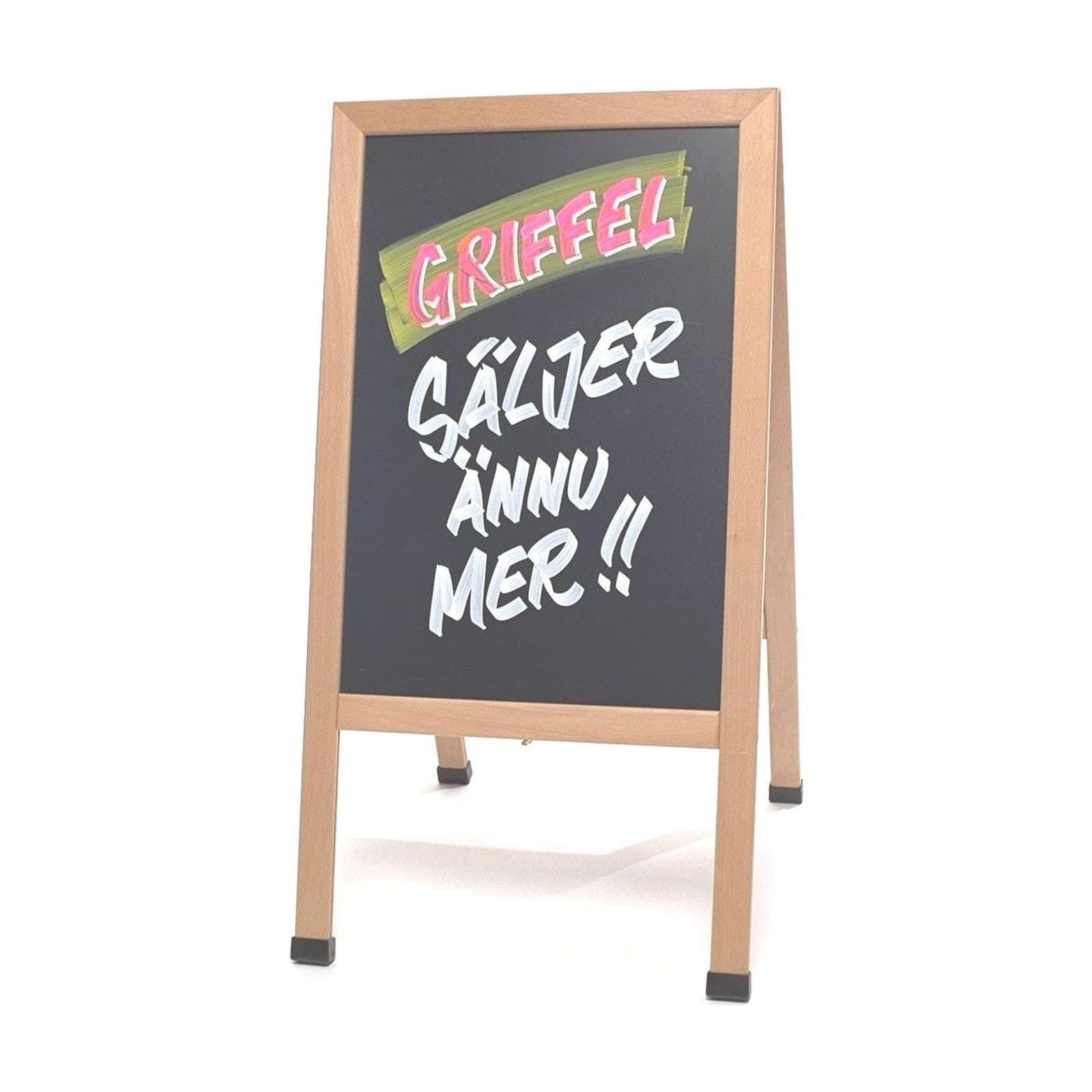 Griffelställ 50x70cm, klarlack – Skyltmaterial från Butiksprofil