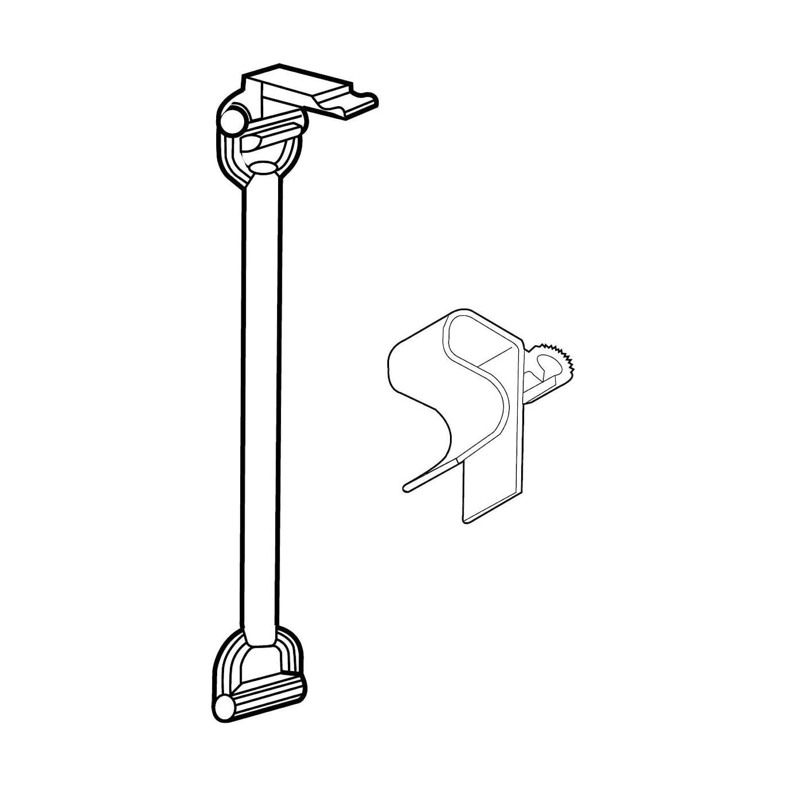 Trågclips 10 cm (355+353) – Skyltmaterial från Butiksprofil
