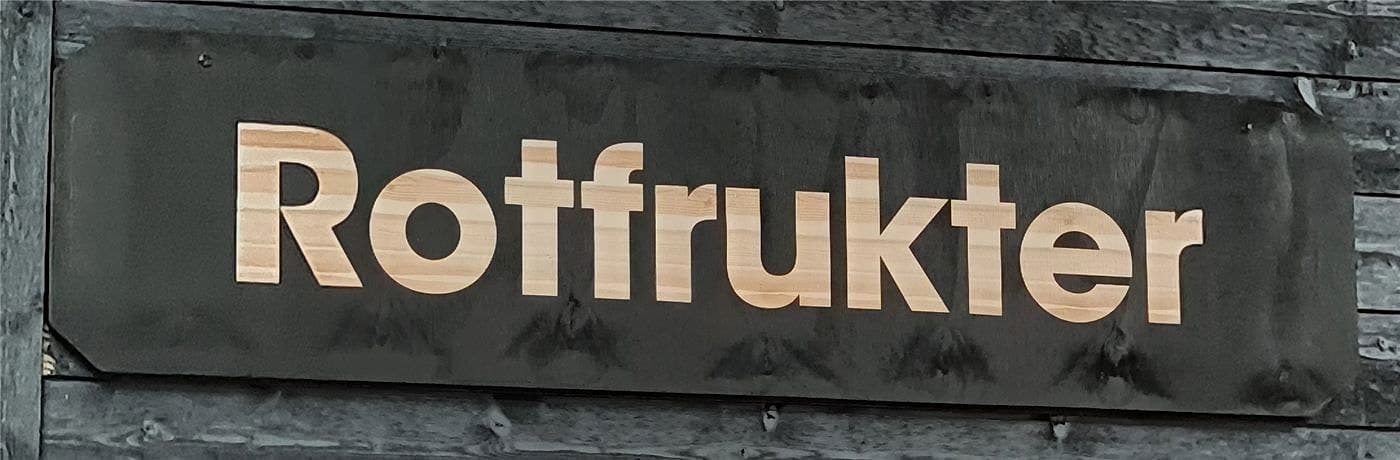 Varugruppsskylt 120x30cm Trä för Panel – Skyltmaterial från Butiksprofil