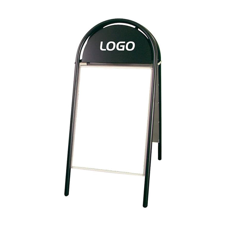 Profilställ 50x70 Svart/Svart – Skyltmaterial från Butiksprofil