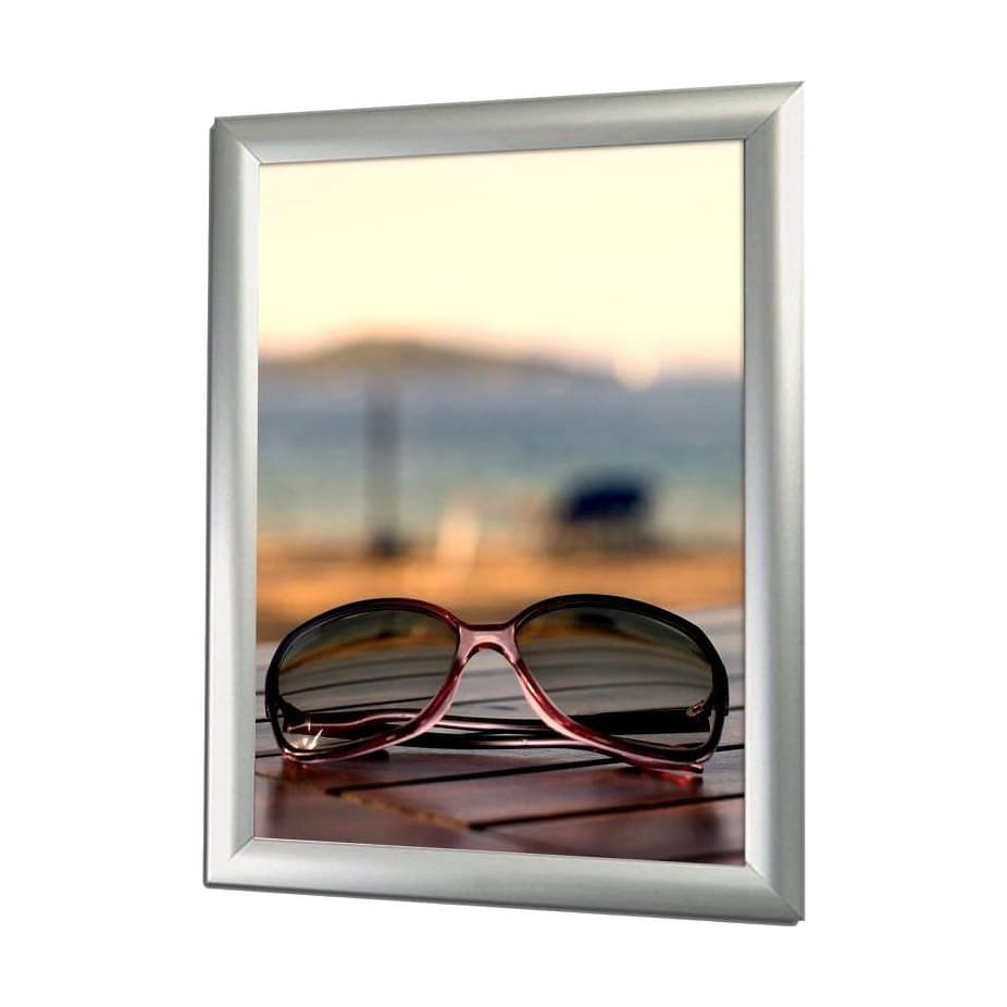 Snäppram 100x140 aluminium 40mm ram – Skyltmaterial från Butiksprofil