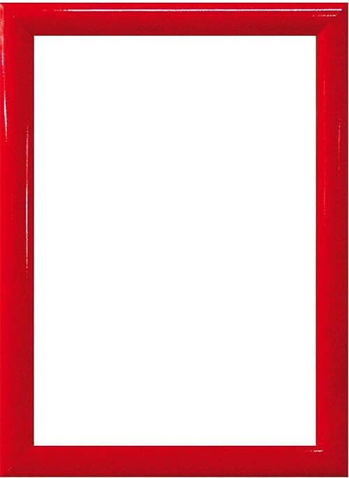 Snäppram 70x100 Röd, 45 mm – Skyltmaterial från Butiksprofil