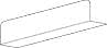Avdelare 2mm, 580x150x90mm – Butiksutrustning från Butiksprofil