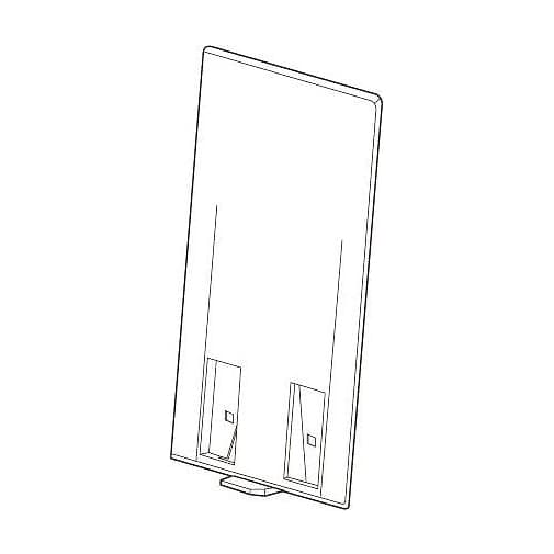 Bred rygg 130x75mm till Pusher – Butiksutrustning från Butiksprofil