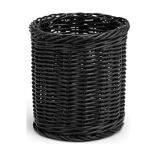 Bestickkorg enkel, Svart 150x150mm – Varuexponering från Butiksprofil