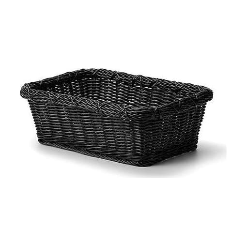 Frukt & Grönt korg liten Svart 37,5x28x13cm – Varuexponering från Butiksprofil